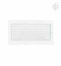 17x30 so  žaluziou Krbová mriežka biela