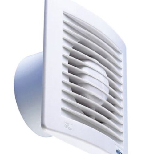 Ventilátory do kúpeľne a WC-100HT E-STYLE- 95m3 / hp = 24Pa-parový senzor+časový dobeh+spätná klapka-vhodná aj do stropu