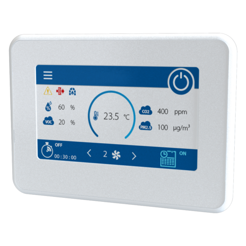 Ovládací panel VENTS A25 so senzorovým displejom  pre Jednotky VENTS bez riadiacej jednotky