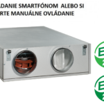 Rekuperácia VENTS  VUT 300 PBE EC A 21 WIFI-340m3 s predohrevom