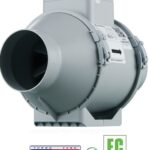 Axiálne odsávacie ventilátory VENTS TT 125PRO EC priemer napojenia 125mm-450m3/h napätie 230V