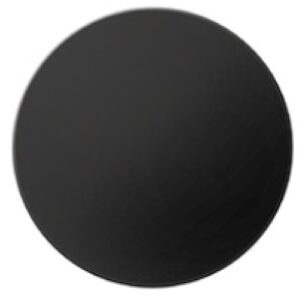 Predný náhradný panel pre radiálny ventilátor do stropu VENTS HBF 250 ROUND čierný matný okrúhly