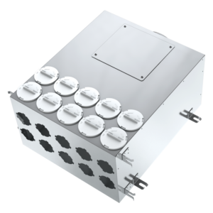 Blauberg SR 160mm/75mmx10-01-rozdelovacia krabica kovová