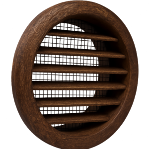 Mriežka plastová MV50/2BVS Mahagon so sieťkou proti hmyzu 2kusy v balení