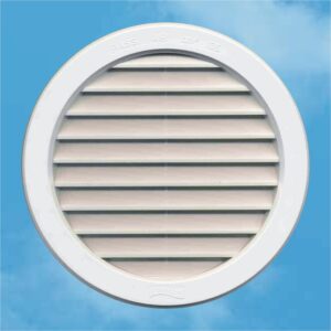  Mriežka plastová T 25B biela bez sieťky proti hmyzu