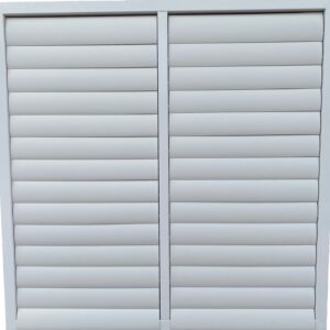 GRM 585x585 Gravitačná mriežka rám kovový lamely plastové uchytenie lamiel kovovou tyčou