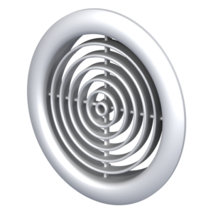 Mriežka plastová MV81BVS-biela so sieťkou proti hmyzu