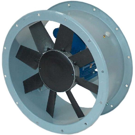 Protivýbušné potrubné axiálne ventilátory DYNAIR CC-ATX 634-B- T4-400V II2G IIB T4 /ochrana motora Ex Db/