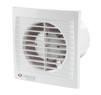 Ventilátor VENTS 150 S silenta-zapínanie a vypínanie vypínačom na svetlo